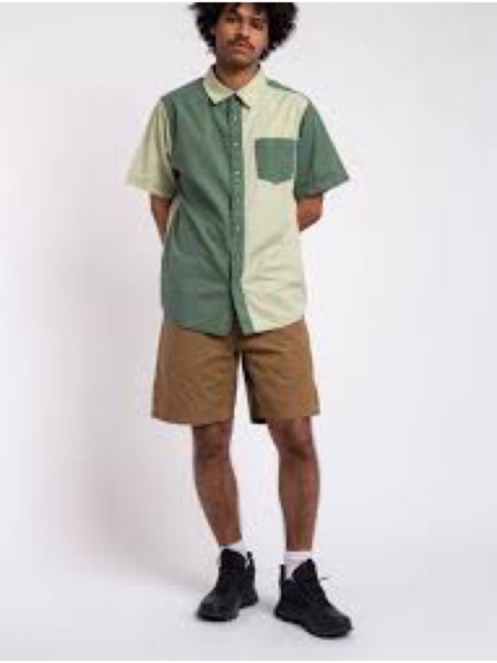 KAVU | Scatter Block Short-Sleeve Shirt | Size XL